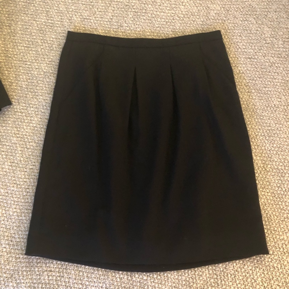 J.Crew Pleated Suit Skirt